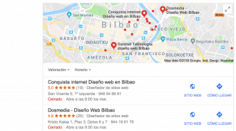 Reseñas en Google MyBusiness (Conquista Internet)