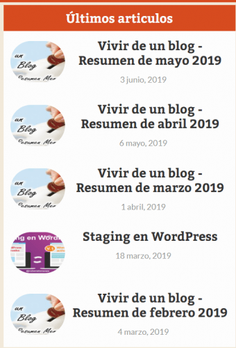 Resumen Mensual de Vivir de un Blog (Ruben Alonso)